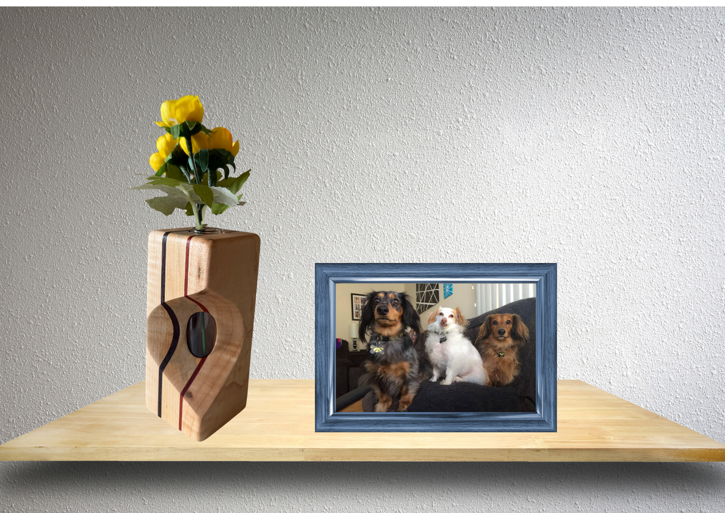 Maple, Wenge & Padauk Bud Vase
