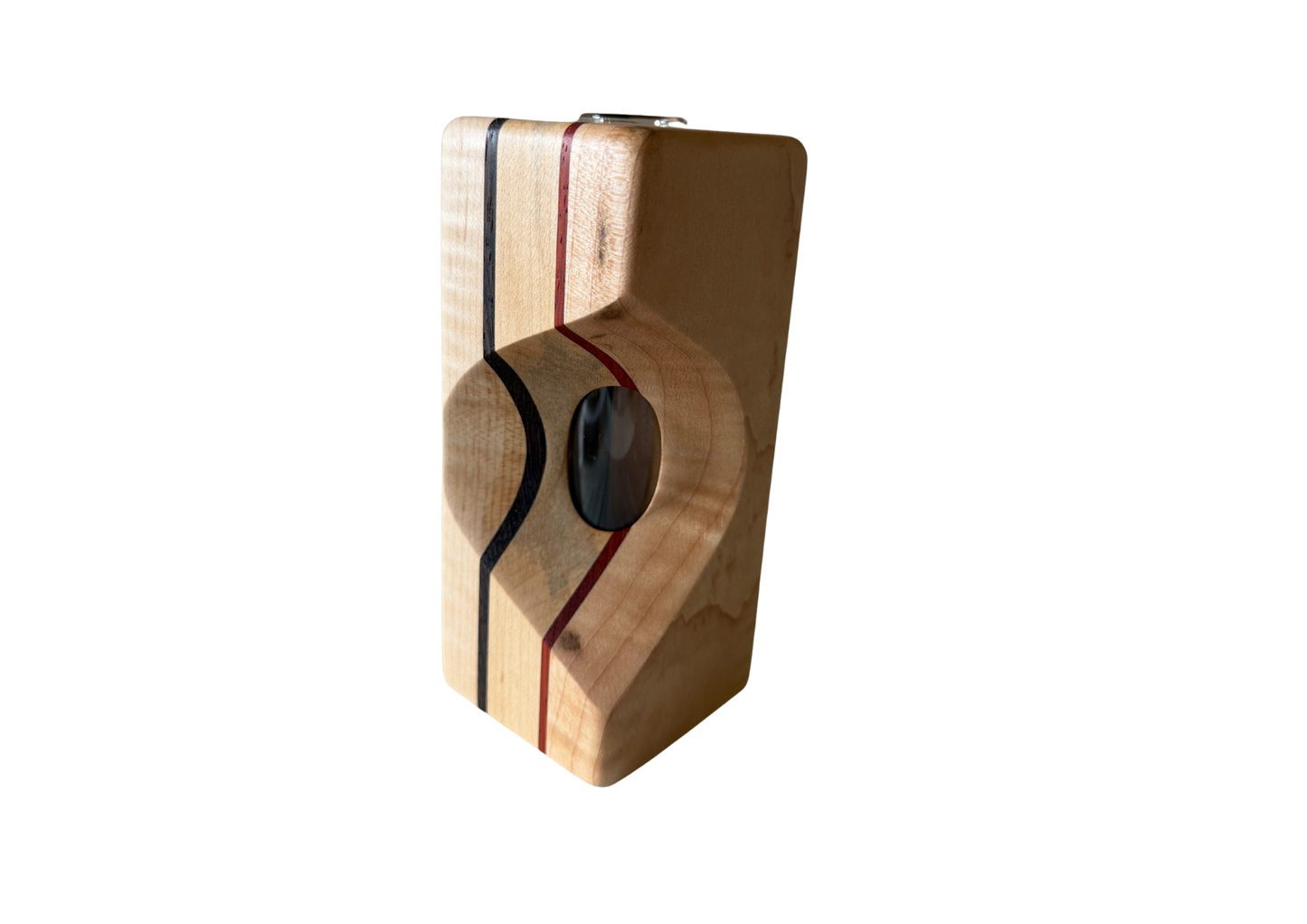 Maple, Wenge & Padauk Bud Vase