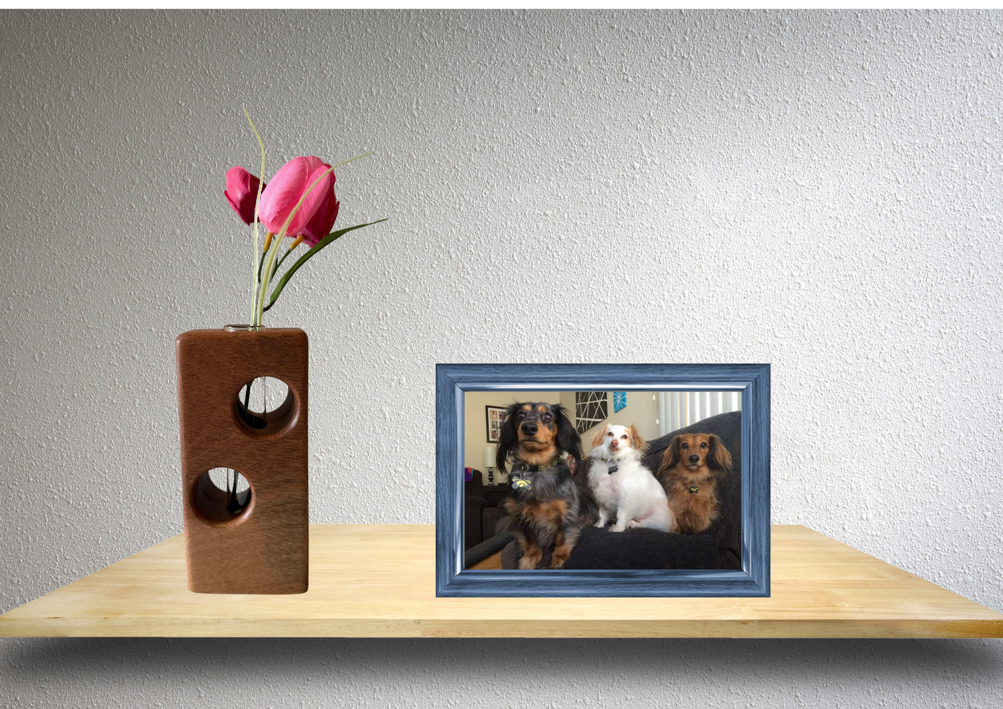 Mahogany³ Bud Vase