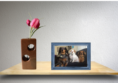 Mahogany³ Bud Vase