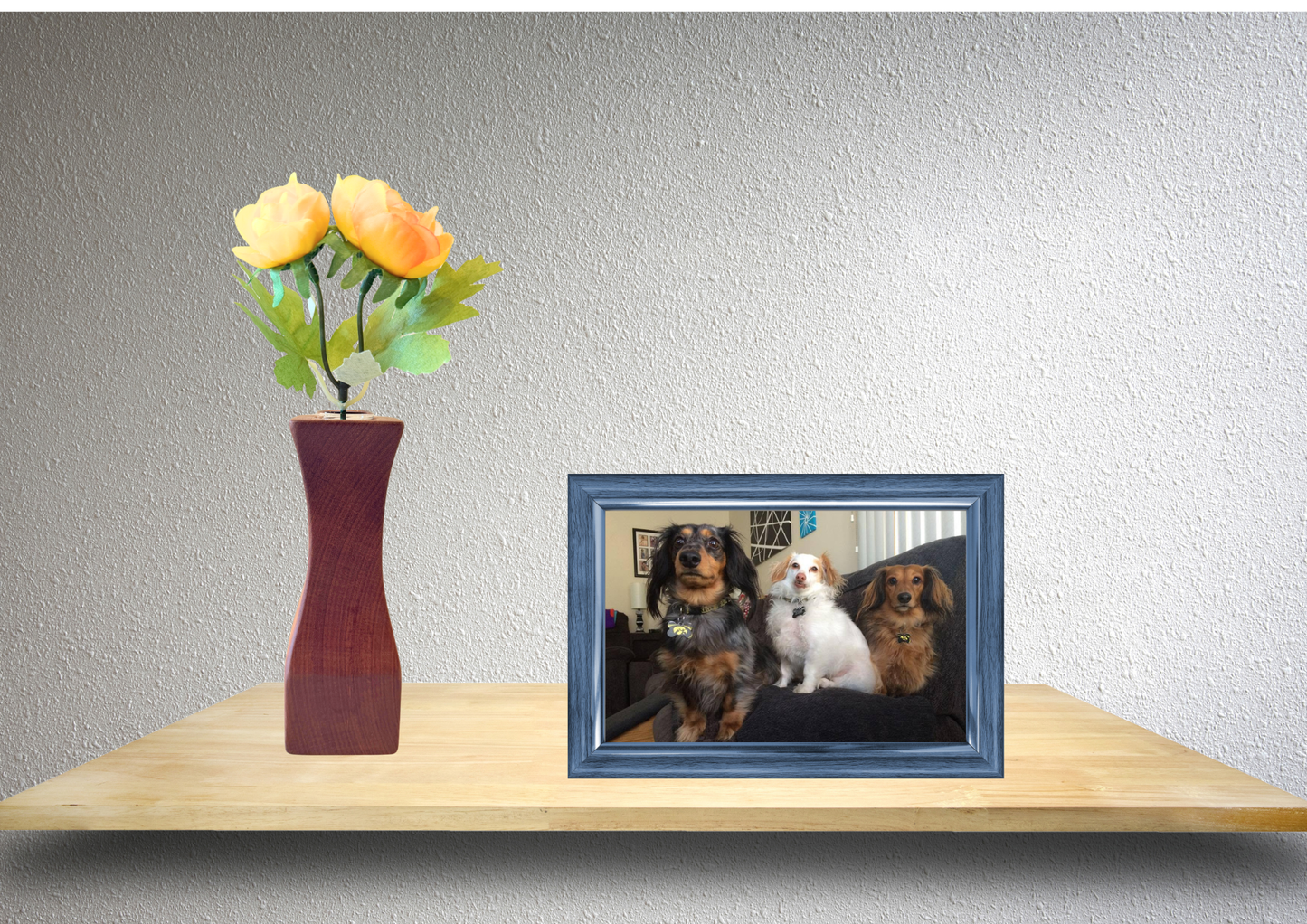 Mahogany² Bud Vase