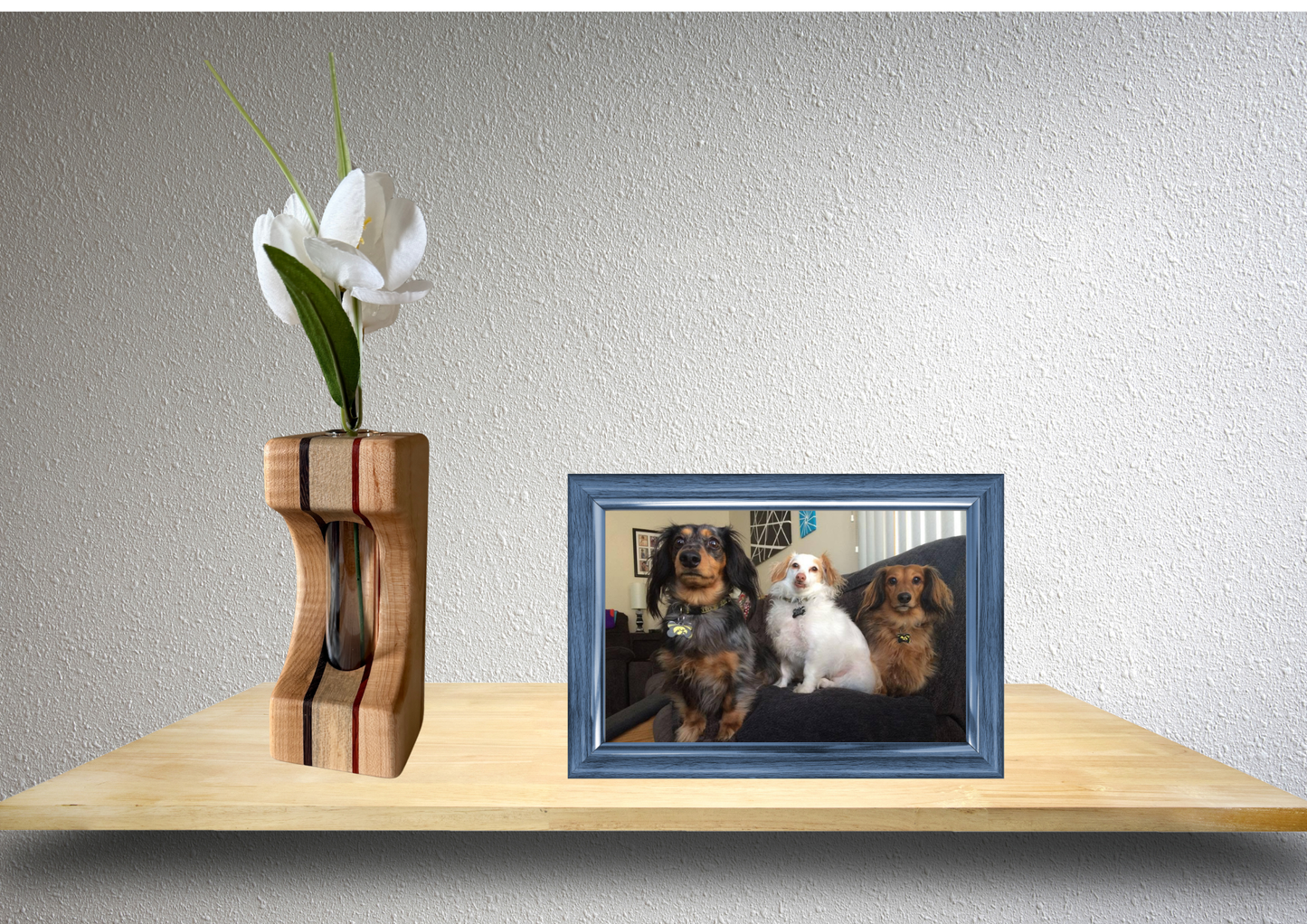 Maple, Wenge & Padauk³ Bud Vase