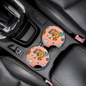 Walking sunshine car coasters