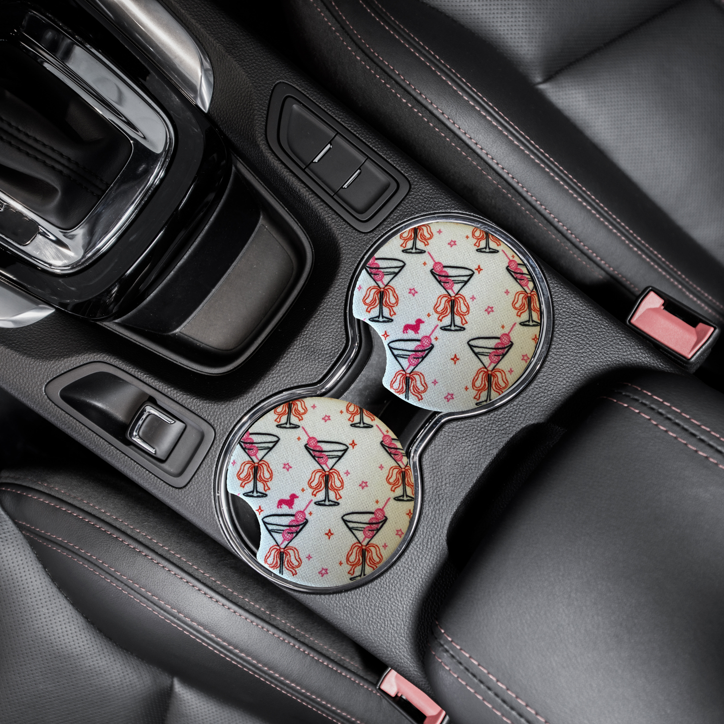 Martini car coasters