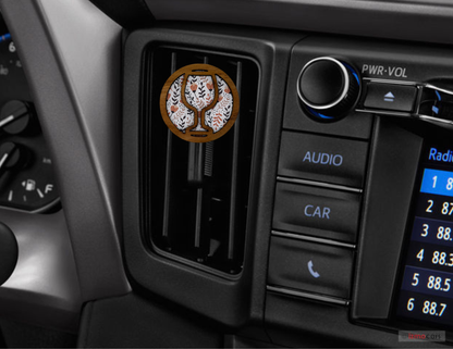 Wine Glass Car Freshener