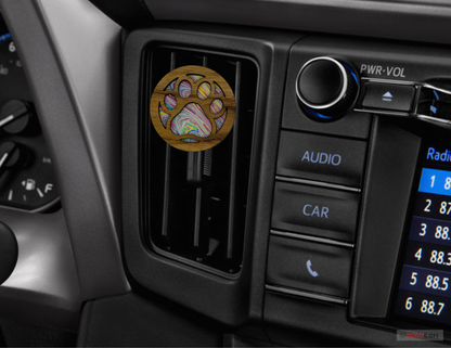 Paw Print Car Freshener