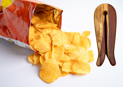 Wooden Chip / Bag Clip (Small)