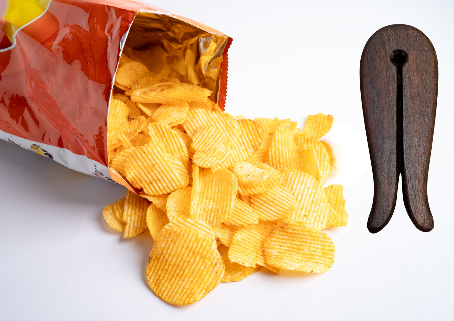 Wooden Chip / Bag Clip (Small)