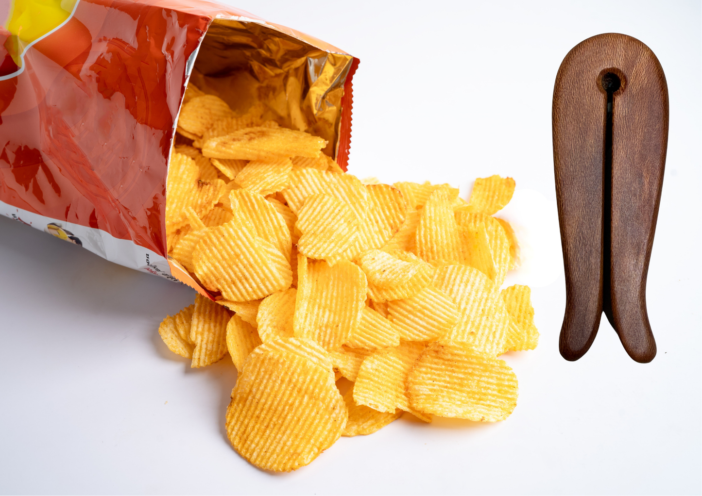 Wooden Chip / Bag Clip (Small)