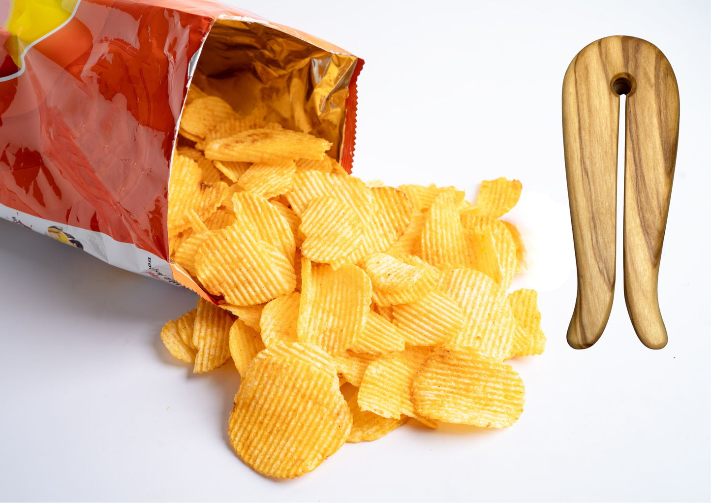 Wooden Chip / Bag Clip (Small)