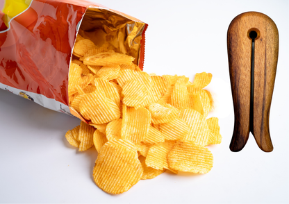 Wooden Chip / Bag Clip (Small)