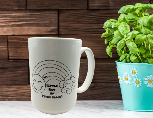 Little Ray of Pitch-Black Coffee Mug