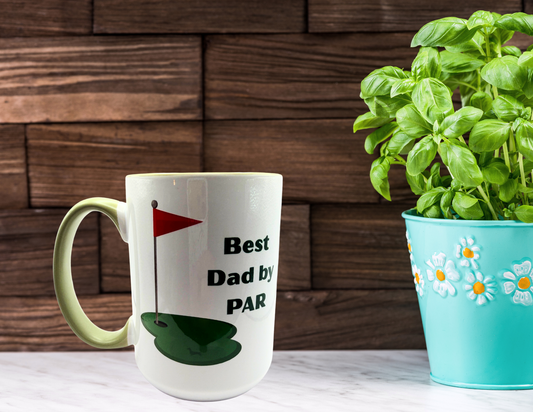 Best Dad by Par Coffee Mug
