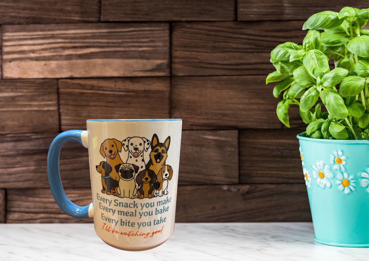 Every snack you make coffee mug