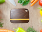 Walnut, Maple and Yellowheart Cutting Board