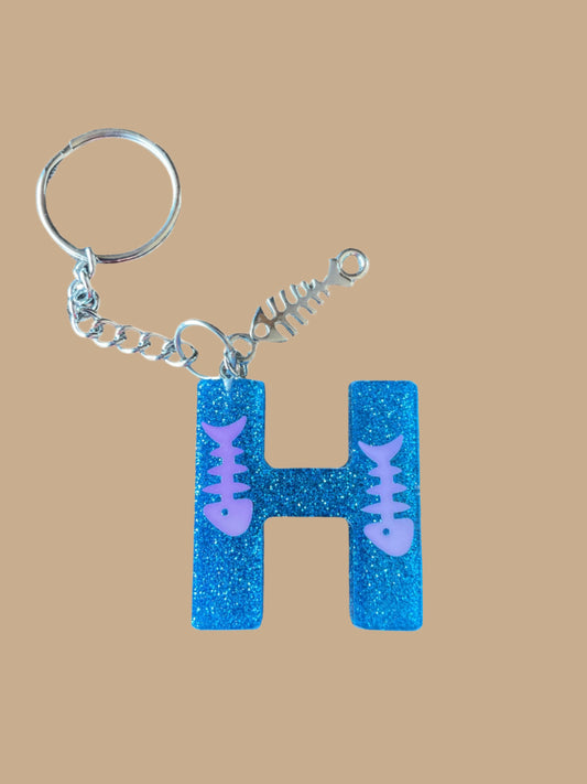 "H" Letter Keychain / Bag Charm