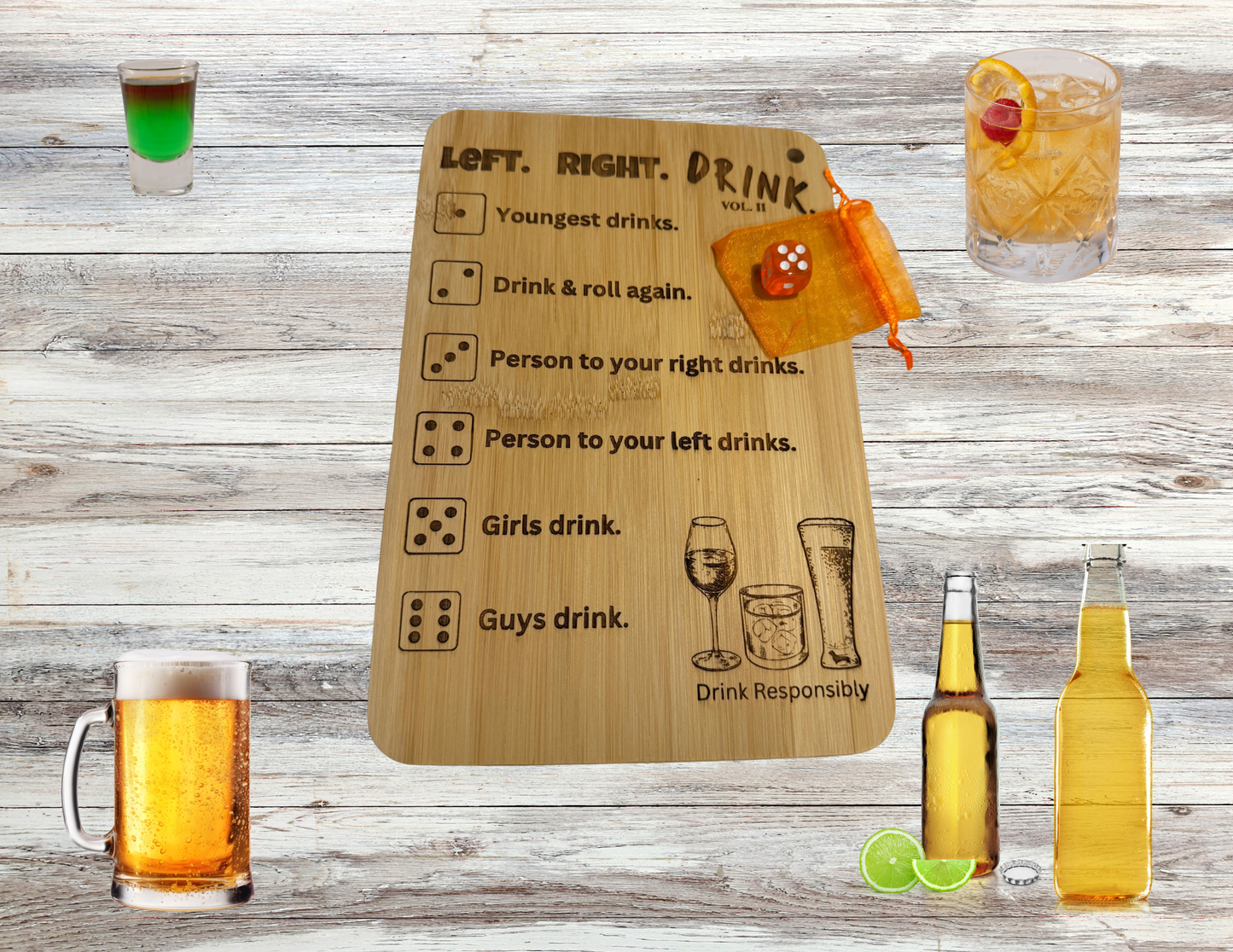 Left -Right - Drink Game