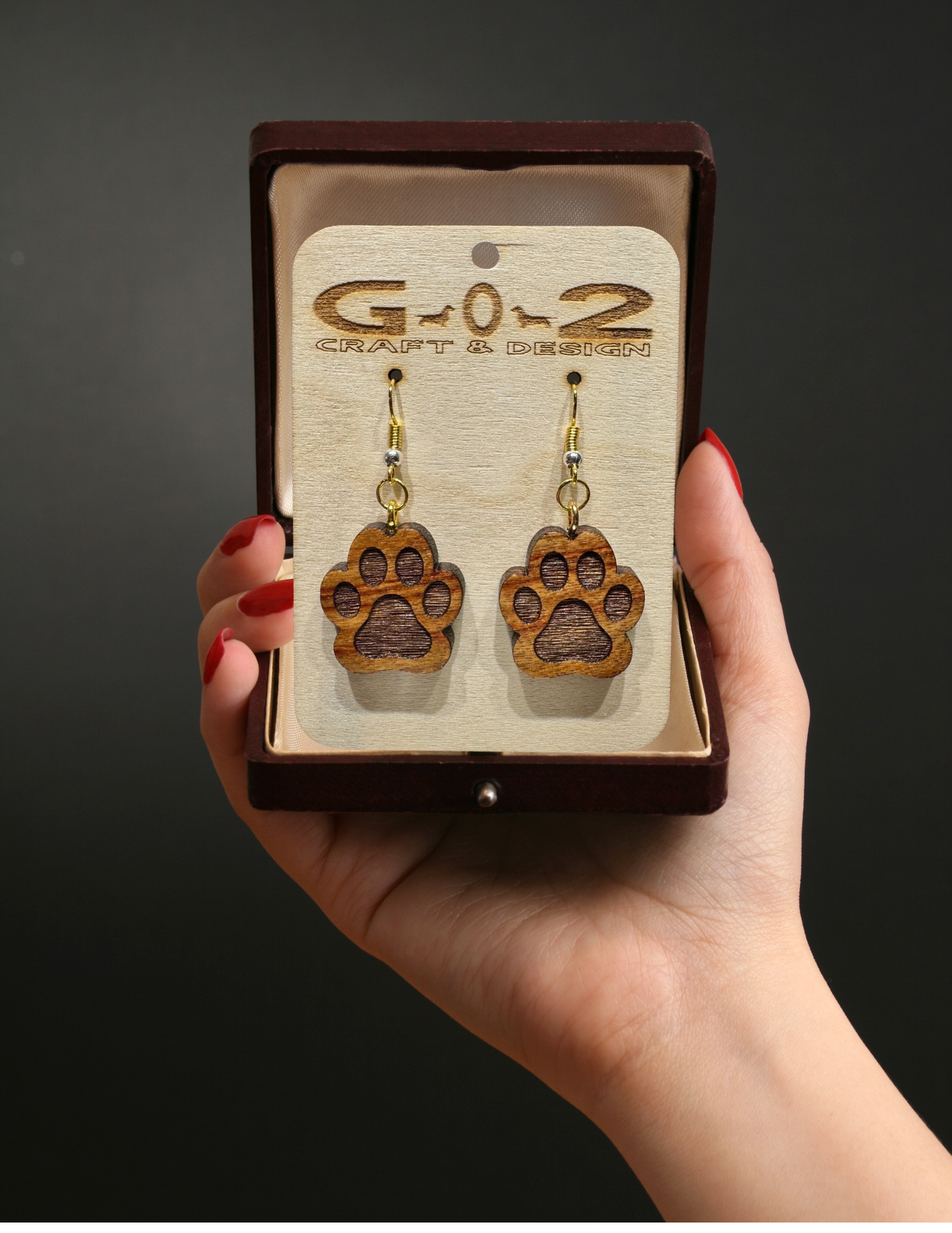 Paw Print Earrings