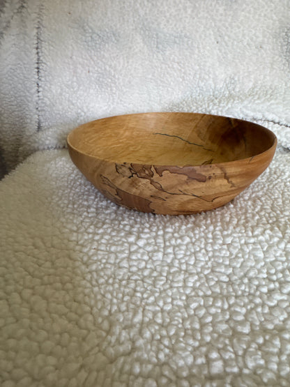 Sycamore & Resin Lathe Turned Bowl