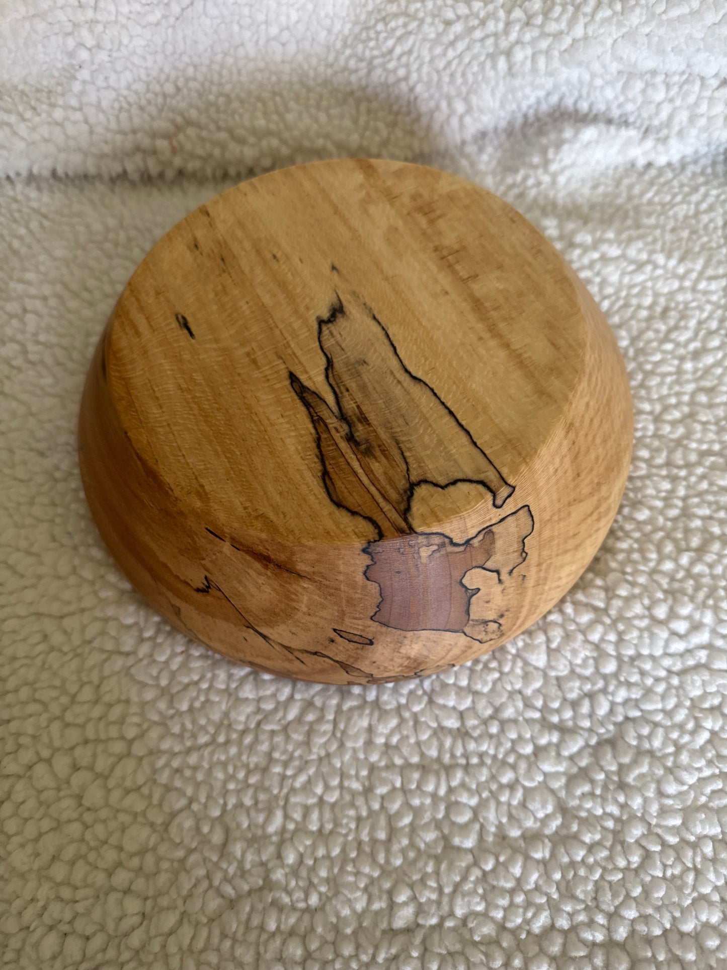 Sycamore & Resin Lathe Turned Bowl