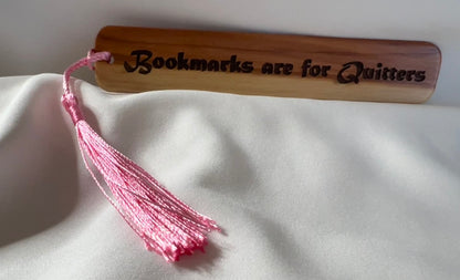 Bookmarks are for Quitters Bookmark