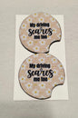 My Driving scares me too Car Coasters