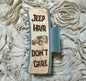 Laser Engraved Wood Claw Hair Clips
