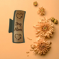 Laser Engraved Wood Claw Hair Clips