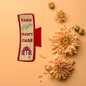 Hand Painted Laser Engraved Wood Claw Hair Clips