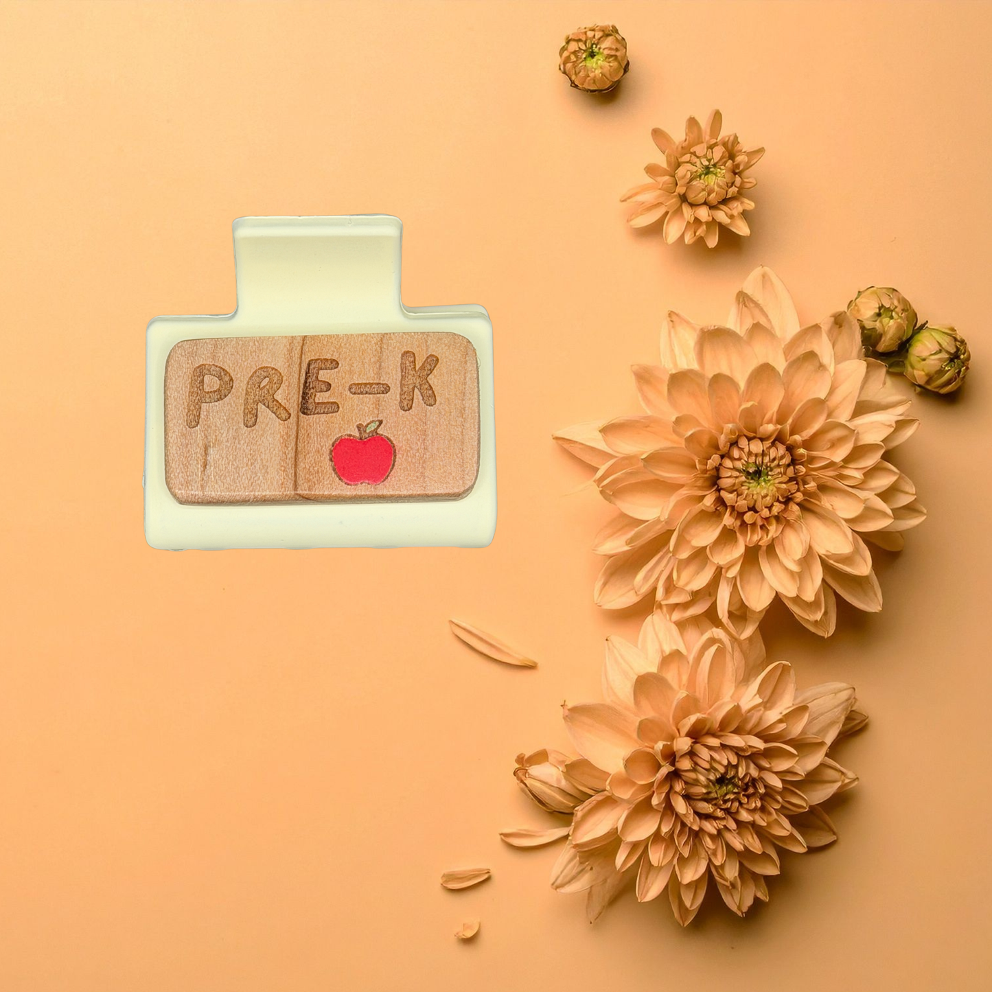 Mini Hand-Painted Laser-Engraved Hair Clips