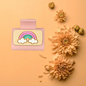 Mini Hand-Painted Laser-Engraved Hair Clips