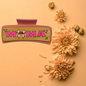 Hand Painted Laser Engraved Wood Claw Hair Clips