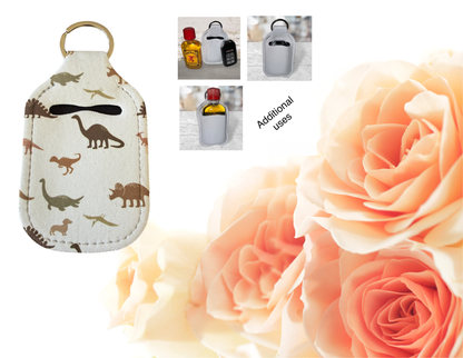 Dino hand sanitizer holder