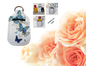 Blue butterfly hand sanitizer holder