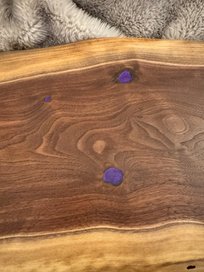 Walnut and Resin Serving Board