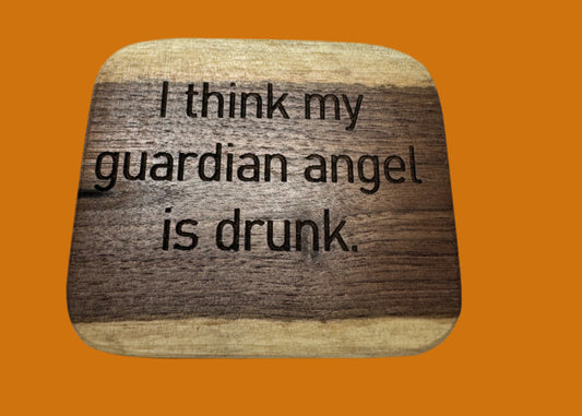 I think my guardian angel is drunk magent