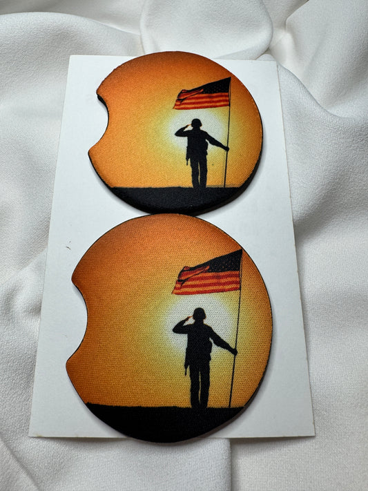 Solider Car Coasters