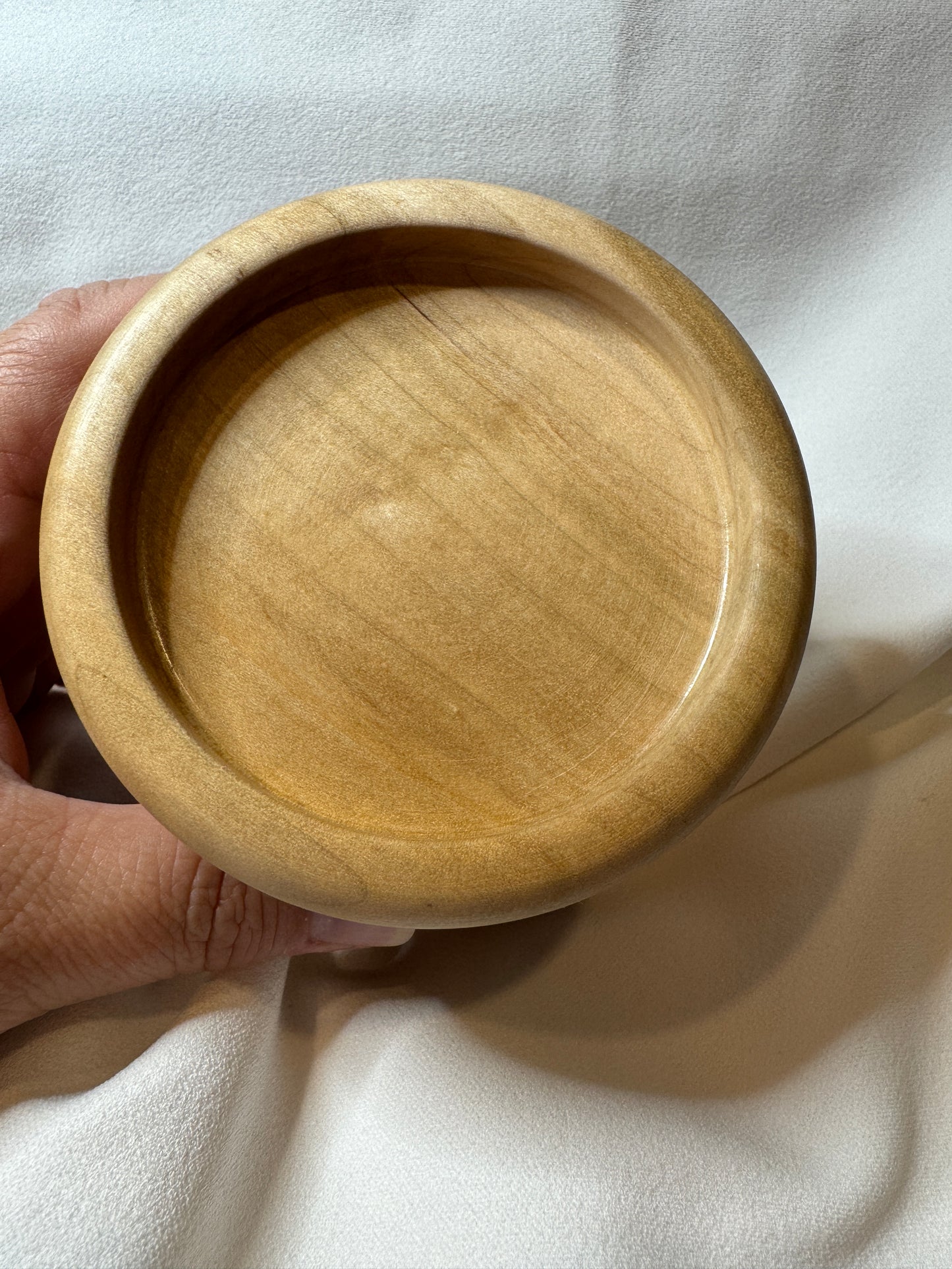 Maple Lathe Turned candle holder