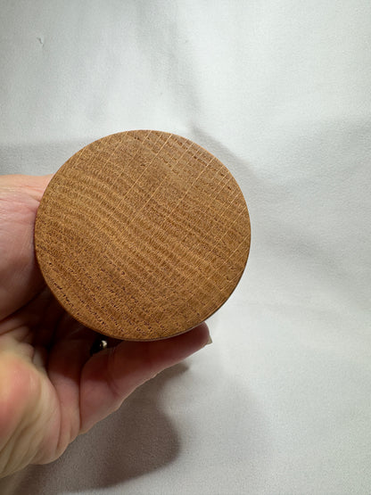Oak Lathe Turned candle holder