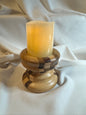 Cherry, Maple, Walnut and Oak Lathe Turned Candle Holder