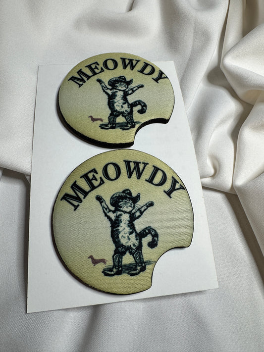 Meowdy Car Coaster