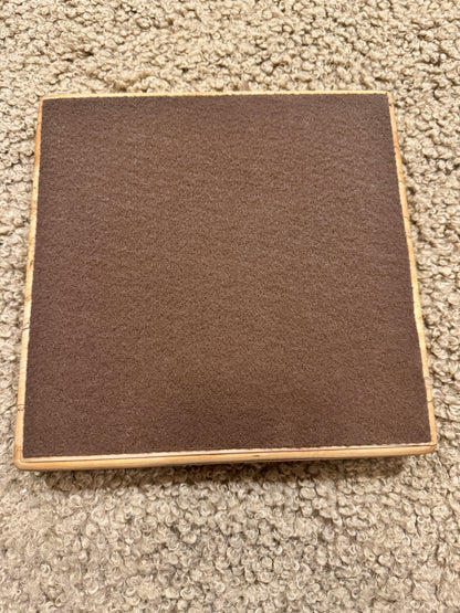 Spalted Maple and Purple Resin Tic Tac Toe Board
