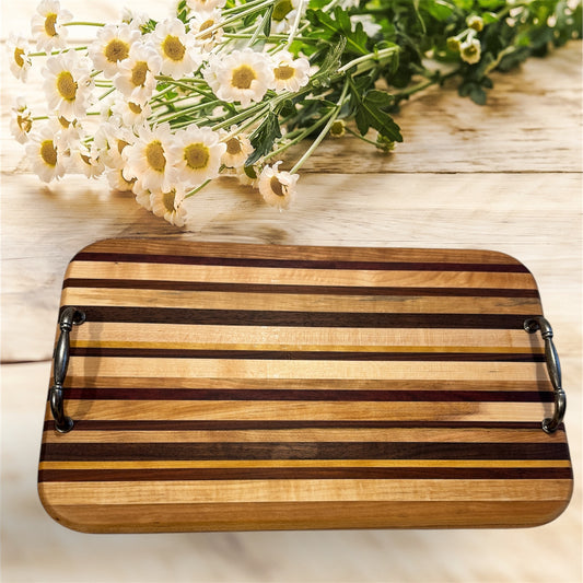 Maple, Cherry, Walnut, Yellowheart, Bloodwood, Rosewood, Jatoba Serving Board¹
