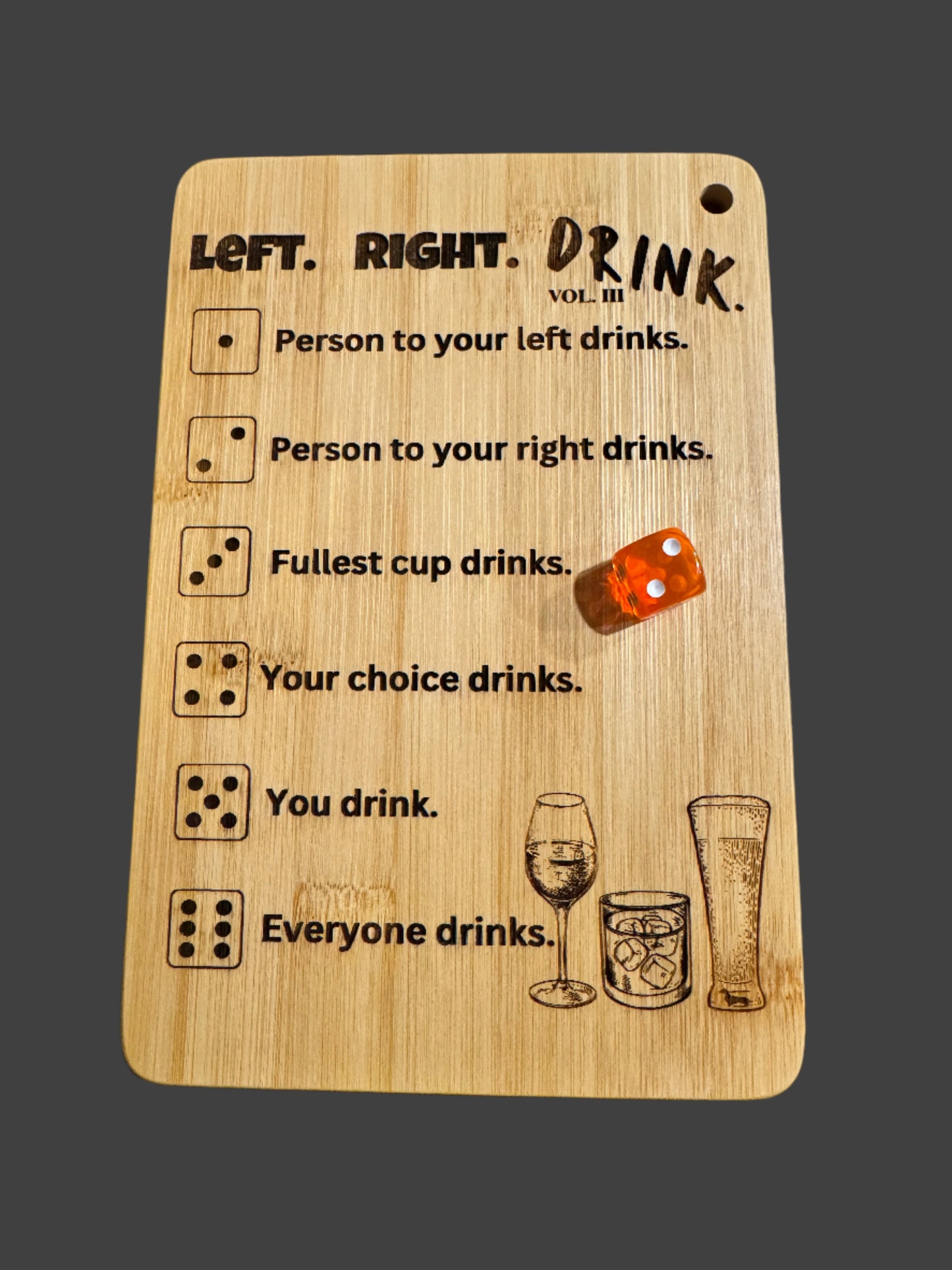 Left -Right - Drink Game