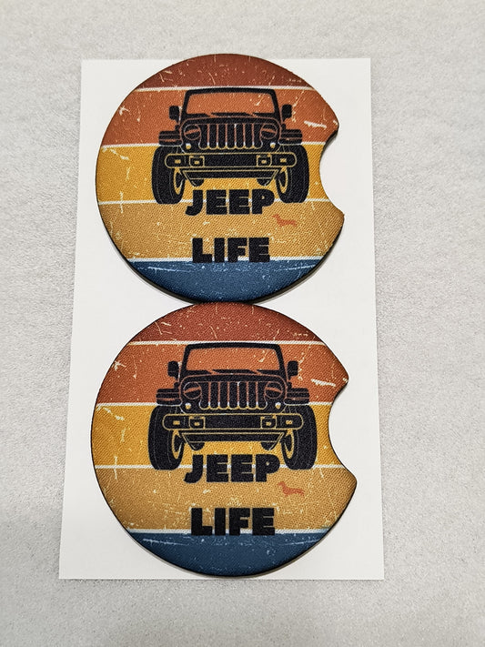 Jeep Car Coasters