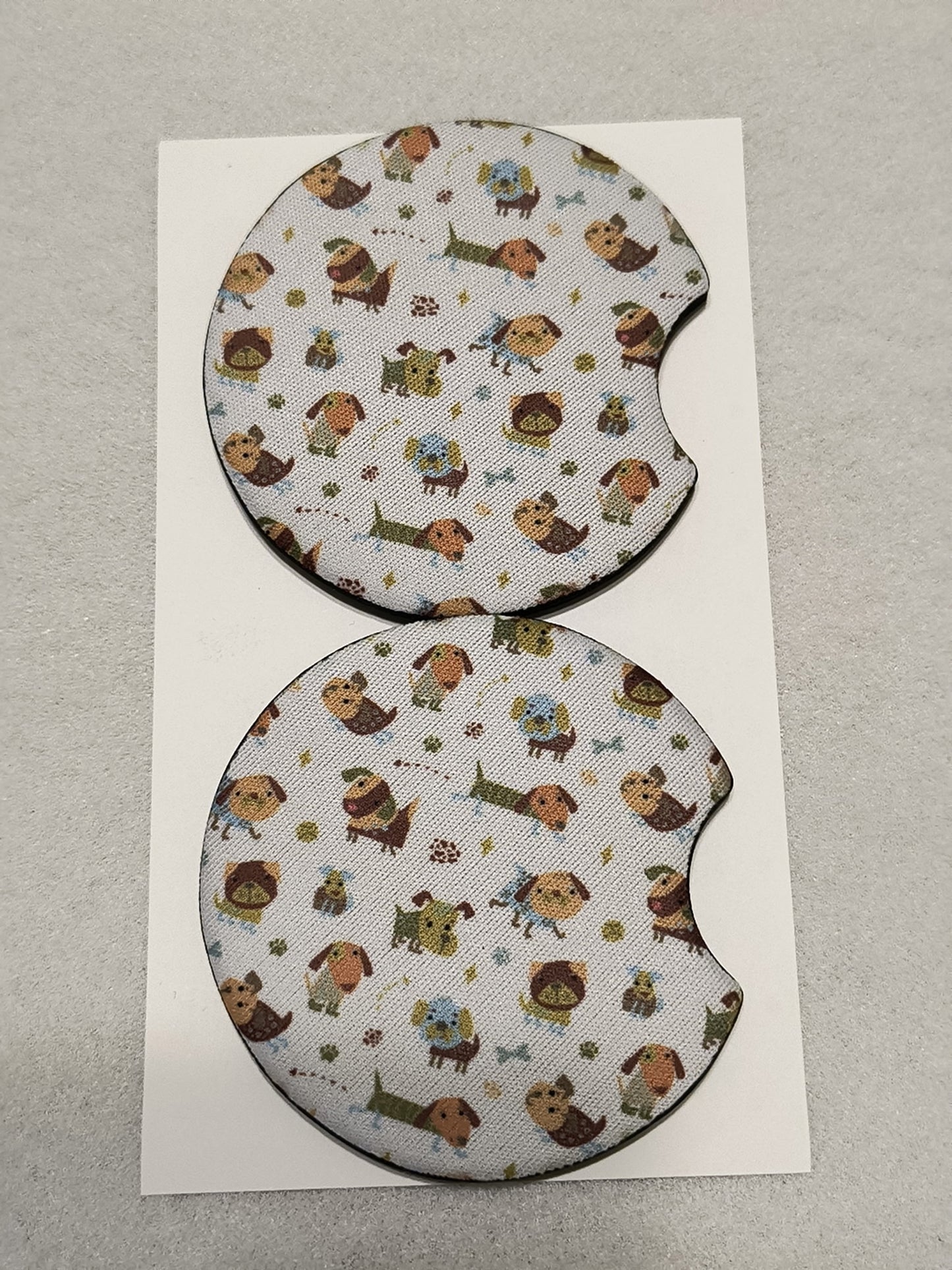 Multi Dog Car Coasters