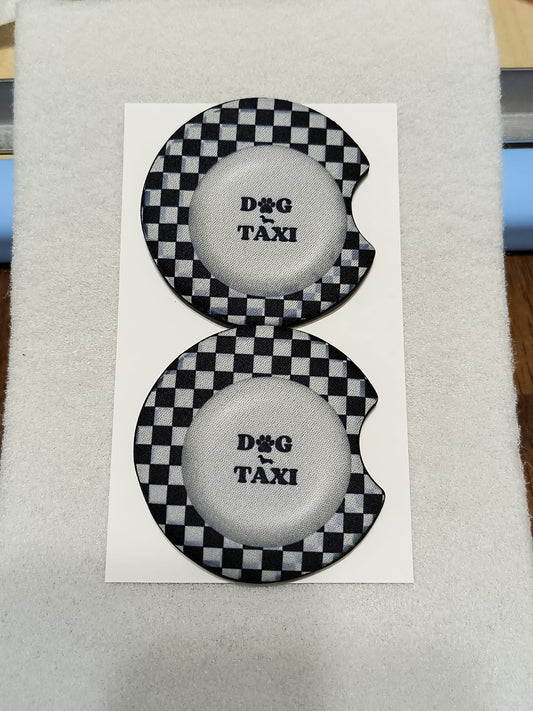 Dog Taxi Car Coasters