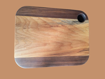 Maple and Walnut Cutting Board