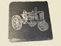 Tractor Image slate coaster