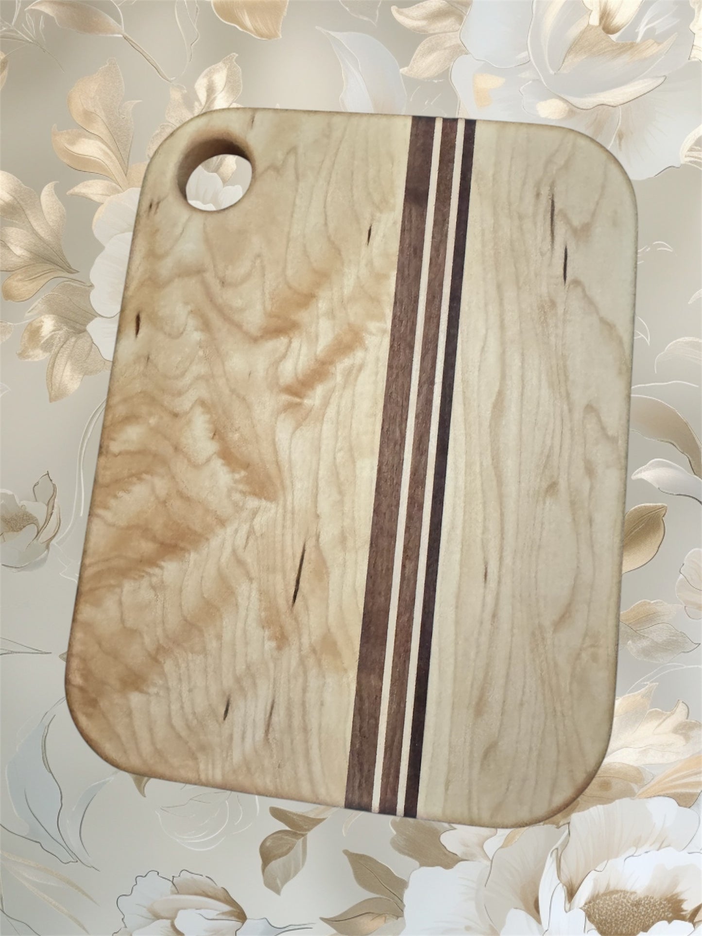 Maple and Walnut Cutting Board